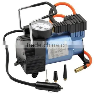 H70106 HEAVY DUTY MINI PORTABLE 12V AIR COMPRESSOR - 150 PSI (10 BAR) WITH ADAPTORS thumbnail-1