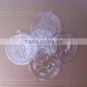 Food Grade Disposable Plastic Lid for Paper Bowl thumbnail-2