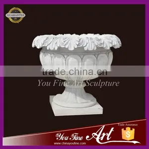 High Quality Handcarved Marble Flower Pot thumbnail-5