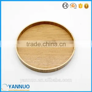 Natural Wooden Tea Dish, Pizza Fruit Tray, Small and Big Wood Plate thumbnail-3