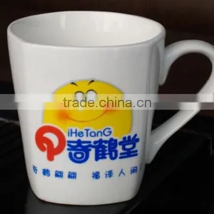 10oz Standard Size Porcelain Cup With Handle thumbnail-3