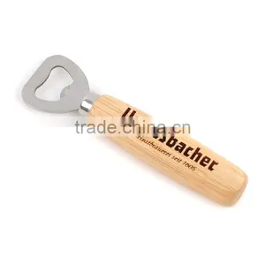 Fancy Trade Assurance Promotion Custom Wood Beer Bottle Opener With Wooden Handle Wholesale thumbnail-3