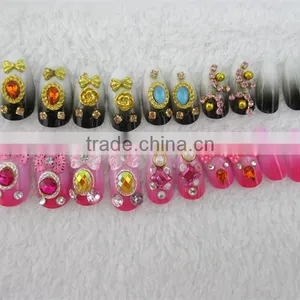 Nail Beautician Fancy Wedding Nail Art Pakistani Bridal Nail Art Designs thumbnail-3