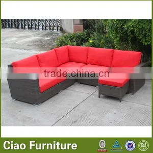 Modular Plastic Rattan Modern Outdoor Sofa Furniture thumbnail-2
