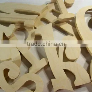 Natural Small Wooden Letter Natural Pine Wood Alphabet Letters thumbnail-1