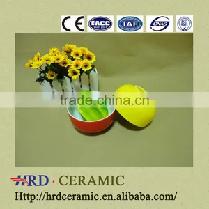New Product Colorful Porcelain Salad Bowl thumbnail-1