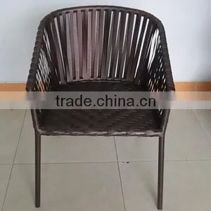 Folding Garden Chair Wicker Outdoor Rattan Dining Chair thumbnail-2