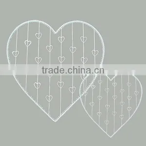 Large Jewelry Organizer Hanging Heart Shape Earring Holder thumbnail-1