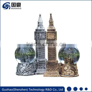 Travel Souvenir Clock Tower Water Snow Globe thumbnail-1