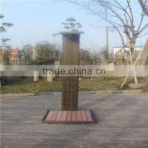 Outdoor Beach Rattan Natural Shower Set thumbnail-2