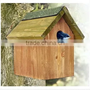 Pretty Painted Wooden Decorative Bird House,wooden Craft Bird House thumbnail-2