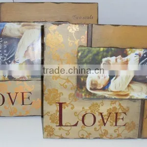 Solid Wood Frame Photo Album Baby Brothers Printing Frame Wedding Photo Album thumbnail-2