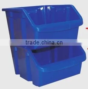 Large Clear Stacking Bin,Plastic Storage Tool Box,combination Boxes,stackable Bins Plastic PP Storage Tool Bin Box ( 1010355) thumbnail-1