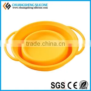Silicone Folding Bowl, FDA Grade Bowl, Foldable Silicone Dog Bowl thumbnail-6