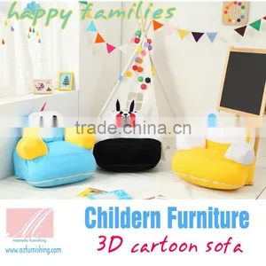 2016 New Colorful Cartoon Children Safe Lazy Bean Bag Kids Sofa Nursery School Indoor Playground Kid Furniture Toy thumbnail-1