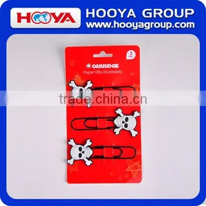 Shaped Fancy Jumbo Soft PVC Promotional Paper Clip Bookmark Supplier thumbnail-1