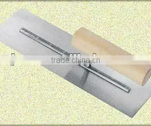 Wooden Handle Carbon Steel Plastering Trowel thumbnail-1