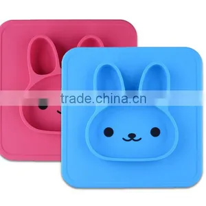 2017 Hot Selling Top Quality 100% Pure Food Grade Silicone Baby Placemat Suction Table For Kids thumbnail-2
