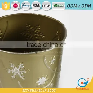 Wholesale Powder Coated Metal Homeware Embossing Outdoor Flowers in Pots Wholesale Metal Pots Face Flower Pot thumbnail-4