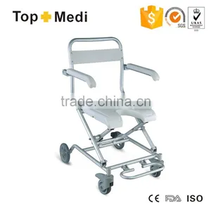 Topmedi Foldable Shower Chair With Wheel thumbnail-1