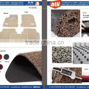 Hot Sale PVC Spider Coil Mat Car Carpet, Durable NonSlip PVC CAR MAT,Nail Backing Car Carpet Mat thumbnail-2
