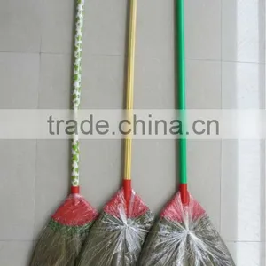 Chinese Natural Grass Short Handle Broom thumbnail-3