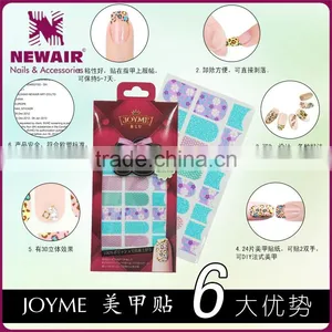 PET Material Water Transfer Customizable Glitter Nail Sticker thumbnail-4