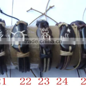 Tribal Leather Bangle/Jewellry thumbnail-1