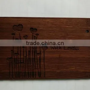 Antique Wooden Business Card Laser Engraved thumbnail-2