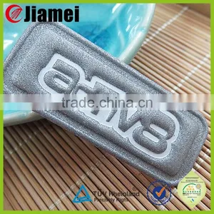 Rubber PVC Garment Patch Embossed Reflective Label thumbnail-1