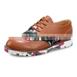 Fashion Stylish Camouflage Leather Casual Shoes Fashion Men High Quality, Made in China Casual Men Shoes Have Sample for Male thumbnail-1