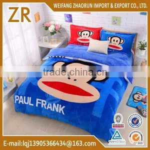 Shan Dong High Quality Super Soft Flannel Fabric for Bedding thumbnail-1