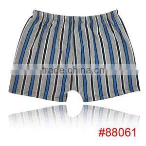Fashion Geometry Stripe Men Underwear High Quality Bamboo Fiber Men Boxer Briefs thumbnail-1