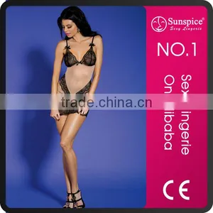 Sexy Lace Lingerie Sexy Hot Babydoll thumbnail-1