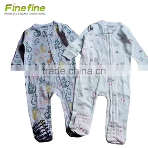New Born Cool Pattern Plain Organic Baby Romper Clothing thumbnail-2