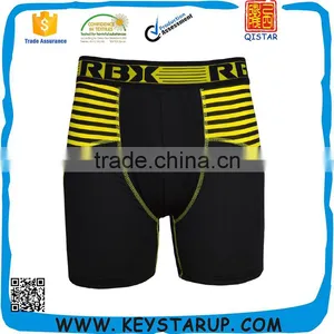 Wholesale China Manufaturer Men Short Polyester Spandex Boxer Briefs Underwear thumbnail-1