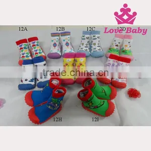 Maufactured Rubber Sock Shoes for Children Cute Little Baby Shoes thumbnail-5