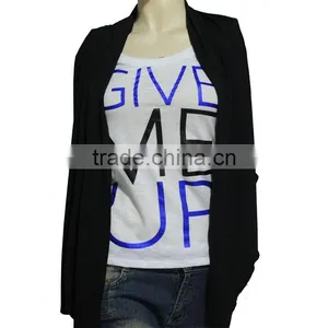 Fashion Soft Black Blouse for Women thumbnail-1