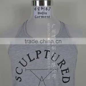 Fashion Design Cotton White Color Tanktop Printed for Men thumbnail-2