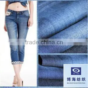 HOT 4.9OZ THICK PRINTED COTTON MODAL DENIM FABRIC thumbnail-1