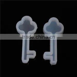 Silicone DIY Tools Resin Mold Key White 38mm x 17mm thumbnail-1