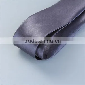 High Quality Polyester Necktie Dark Gray Mens Ties thumbnail-2