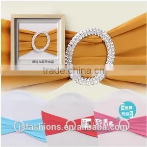 Spandex Lycra Chair Bands Elastic Chair Sash With Buckle for Wedding thumbnail-1