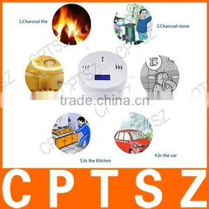 Home Safety Battery Operated CO Carbon Monoxide Alarm thumbnail-6