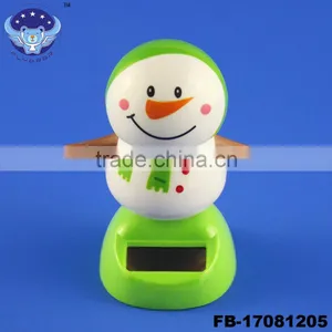 Christmas Snowman Solar Powered Moving Dancing Figure Toy thumbnail-1