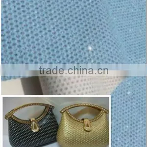 Guangzhou PVC Punching Glitter Fabric for Bag thumbnail-1