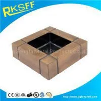 Zinc Alloy Copper Square Ashtrays thumbnail-1