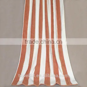 100% Combed Cotton Striped Sun Lounger Sunbed Towel thumbnail-4