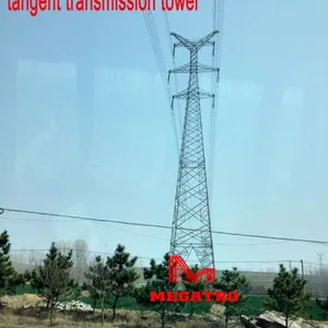 MEGATRO 220KV 2D3 SJC3 Double Circuit Tangent Transmission Tower thumbnail-2