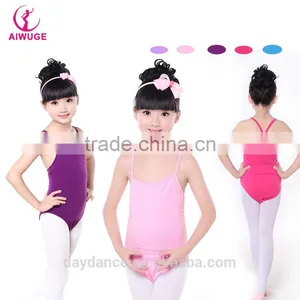 2016 OEM Children Kids Single/Double X-Back Ballet Sexy Dance Gymnastic Leotard For Girls thumbnail-1